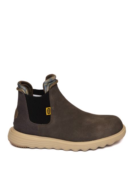 Grey leather chelsea boot HEY DUDE | 42065BRANSON-DESERT